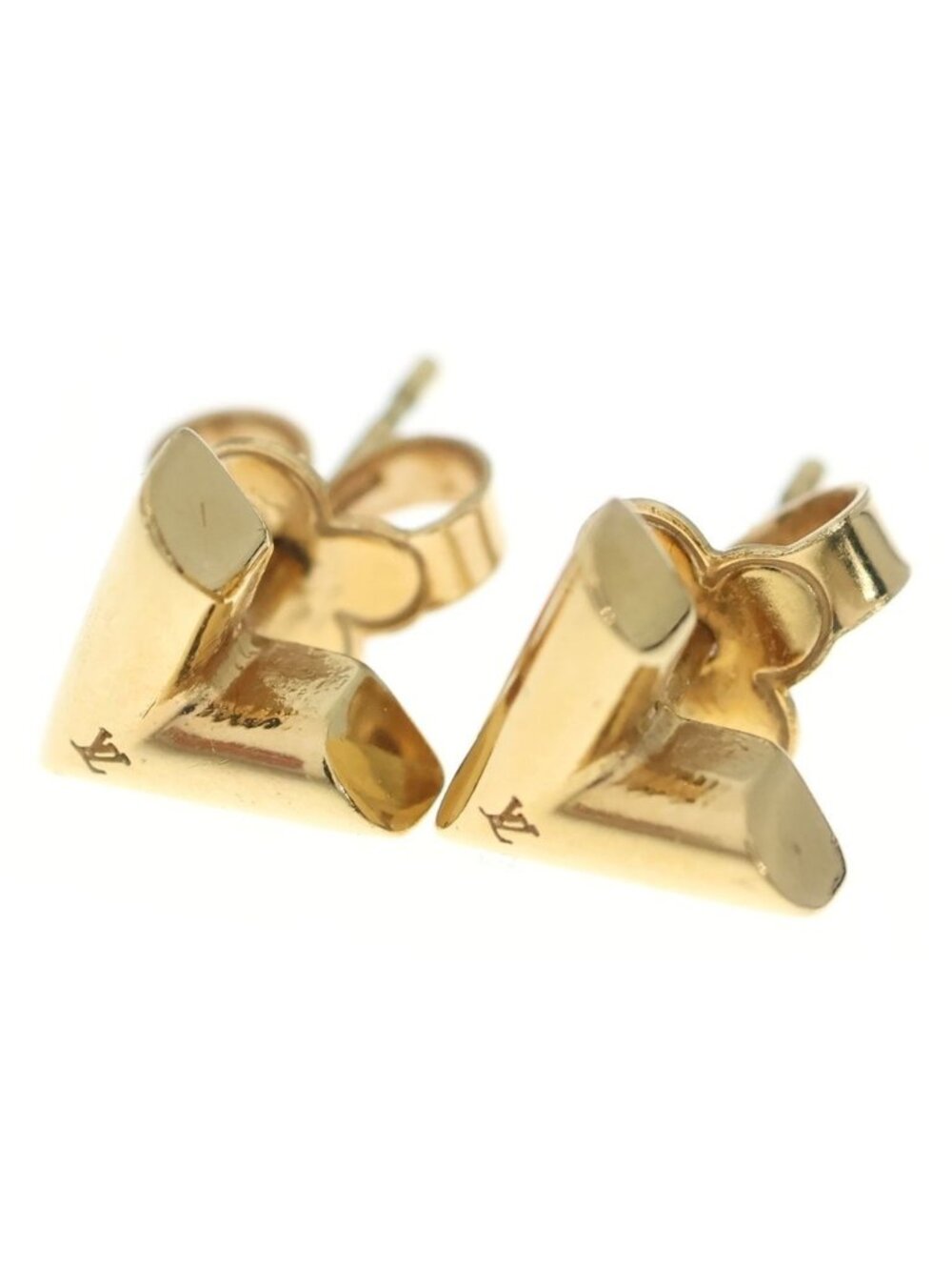 Louis Vuitton Essential V Earrings Gold